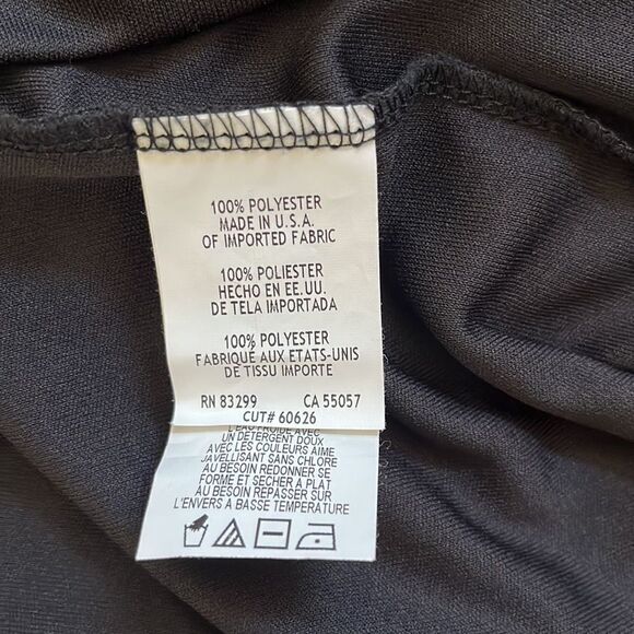 Vintage 90’s Jump Apparel Black Lined Maxi Dress Gold Braided Straps XS - Picture 7 of 8